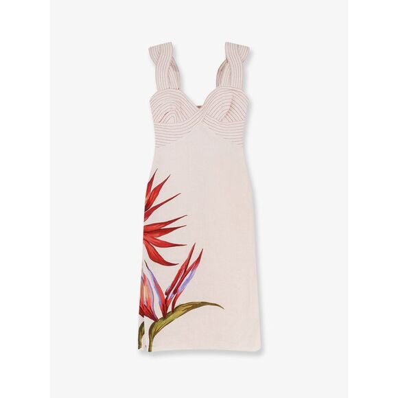 FARM RIO Dresses & Skirts - Farm Rio Women Strelizia Linen Dress